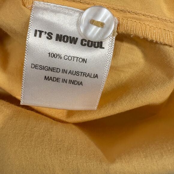 It's Now Cool Vacay Shirt Size‎ S Vermillion Women's INC204 Orange/Yellow - Picture 10 of 14